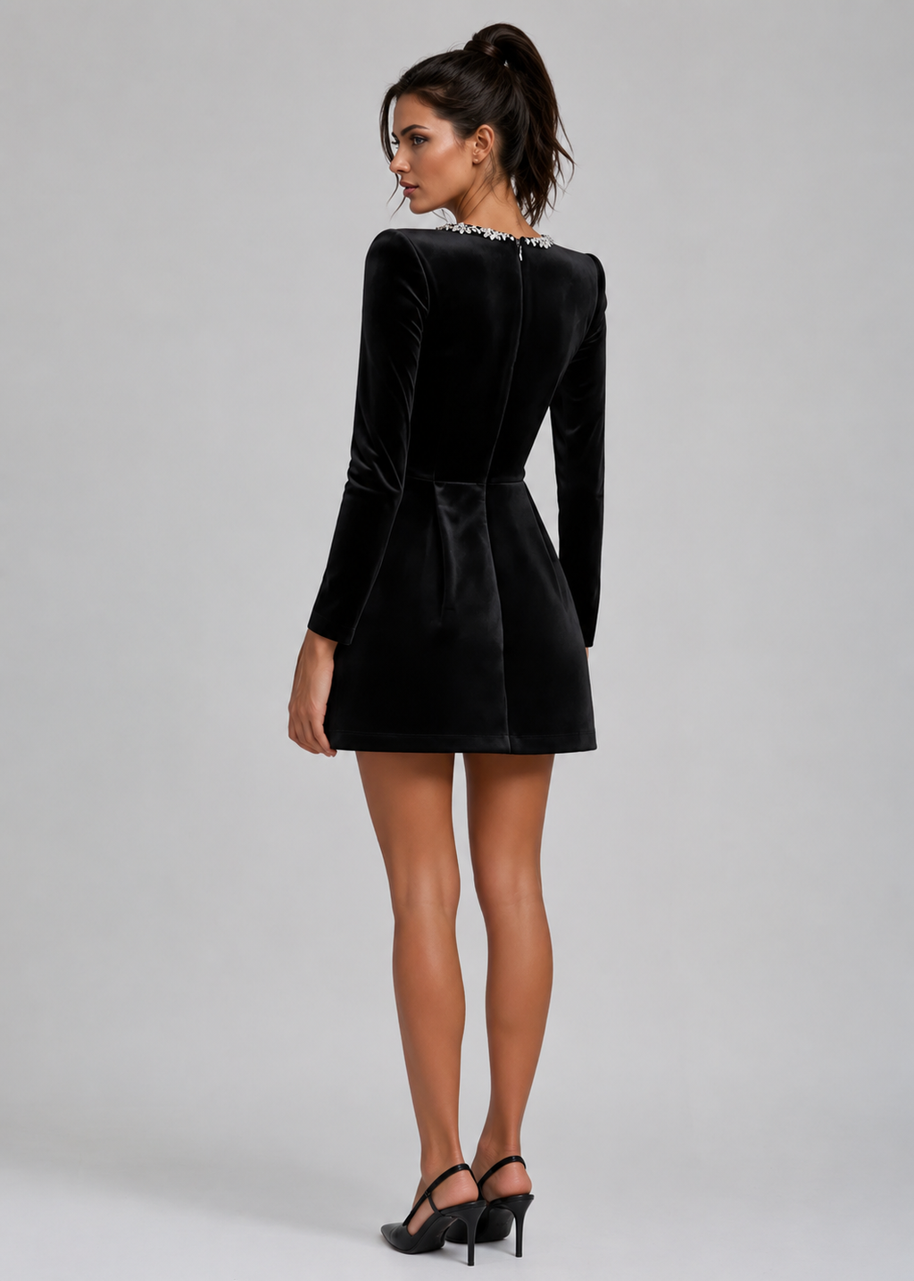 CAROL | VESTIDO MINI DE TERCIOPELO