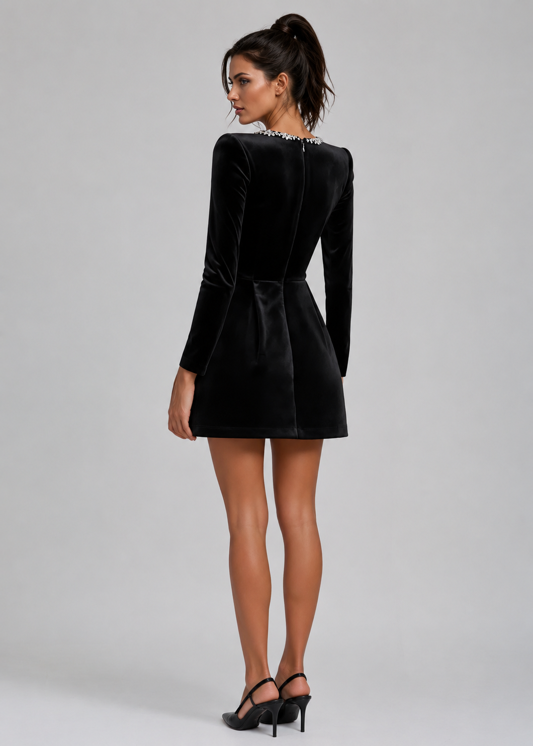 CAROL | VESTIDO MINI DE TERCIOPELO