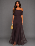 CAMILA | ELEGANTE VESTIDO LARGO DE MALLA
