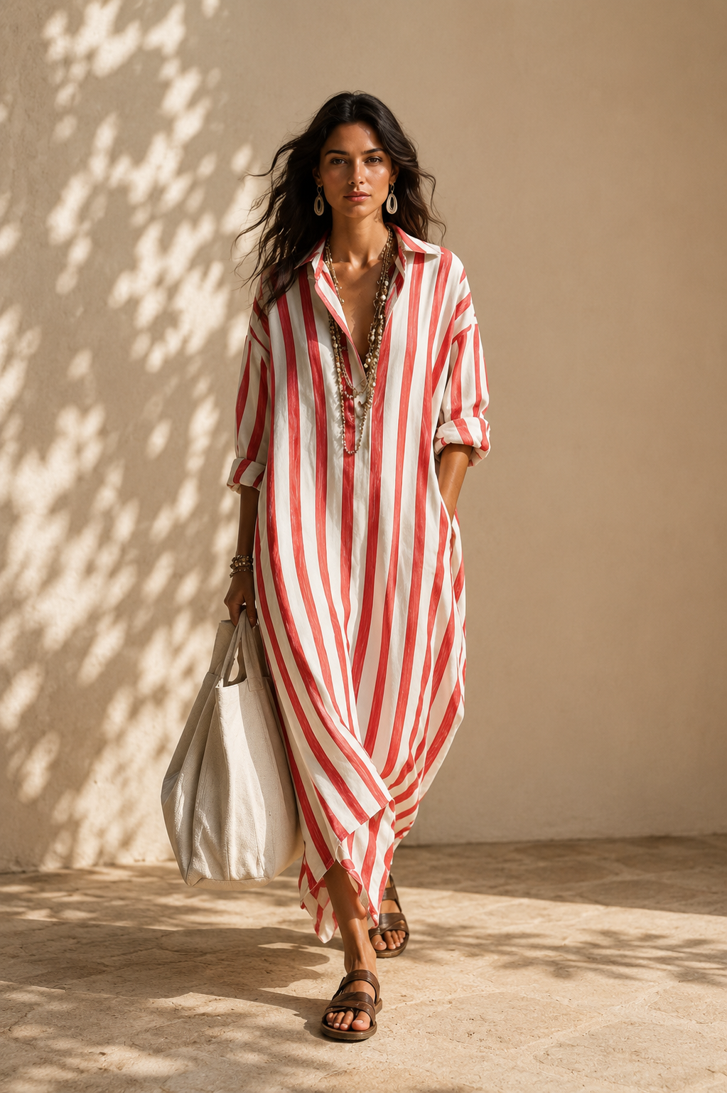 PEPA | VESTIDO CAMISERO LARGO