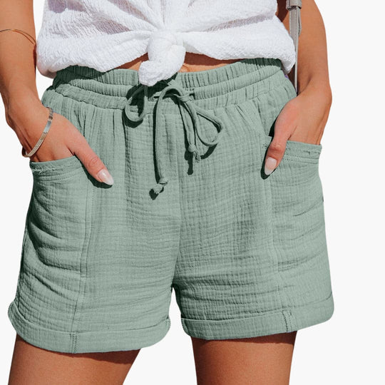 MARA | PANTALONES CORTOS ELEGANTE DE LINO