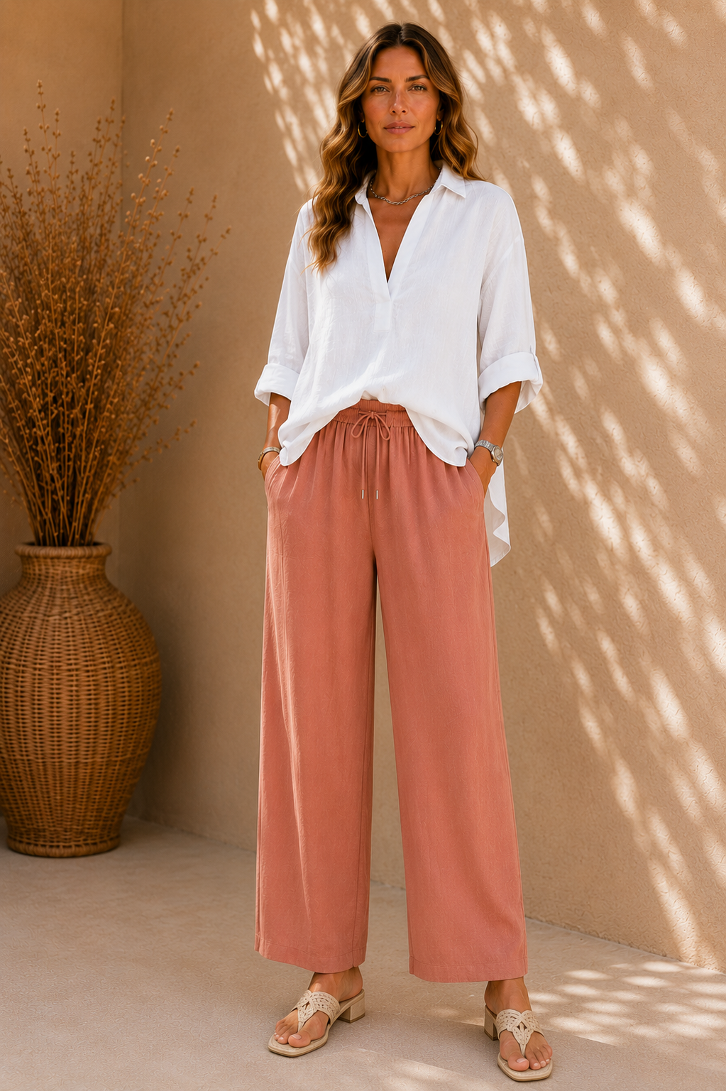 CHIARA | PANTALONES DE LINO RELAJADADOS