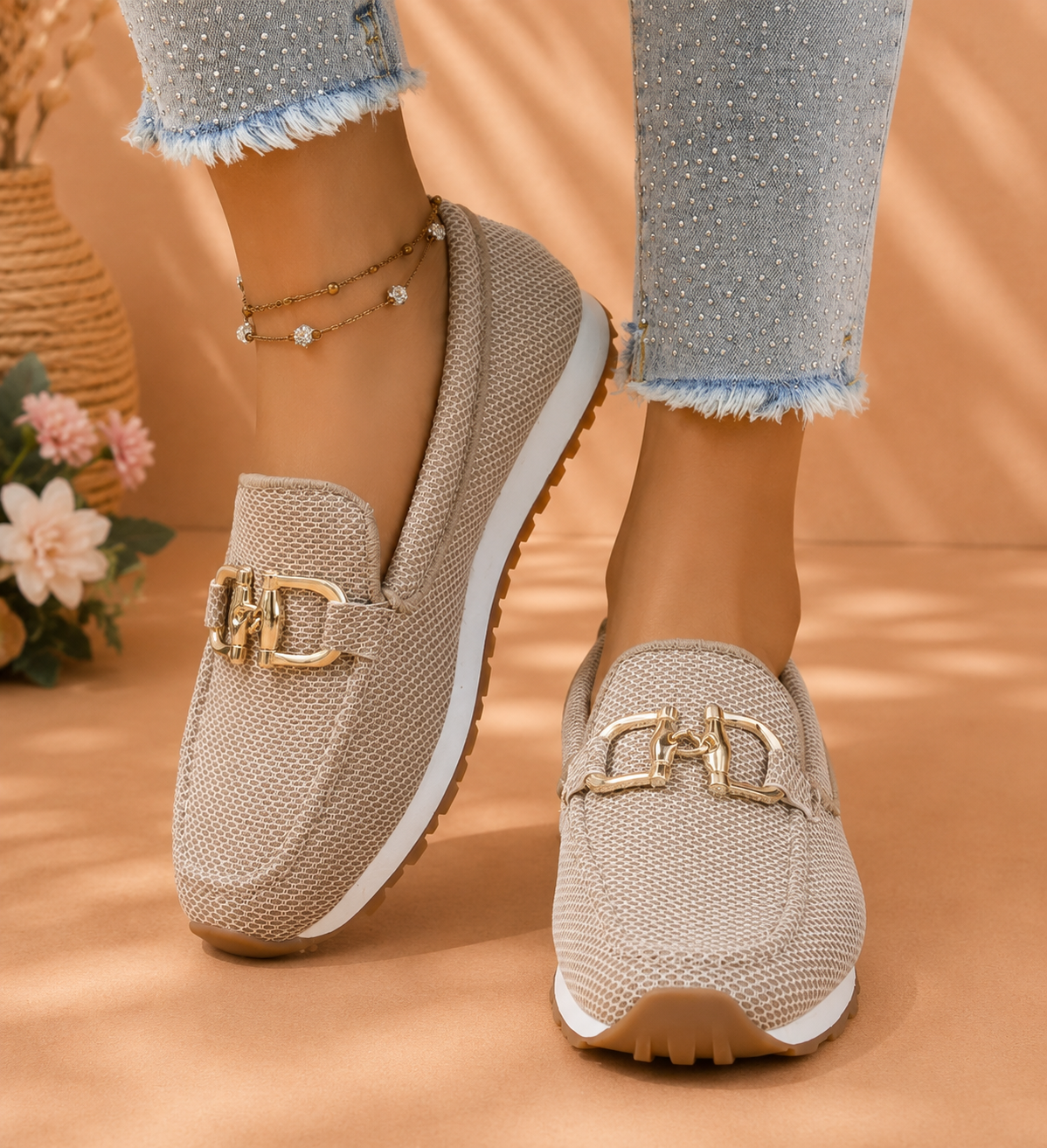 MARTINA | ZAPATILLAS DEPORTIVAS TIPO MOCASÍN