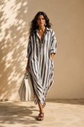 PEPA | VESTIDO CAMISERO LARGO