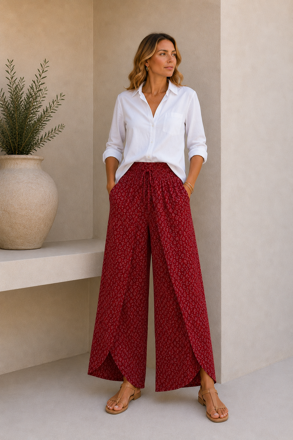 ALEXIA | PANTALONES ANCHOS PARA MUJER