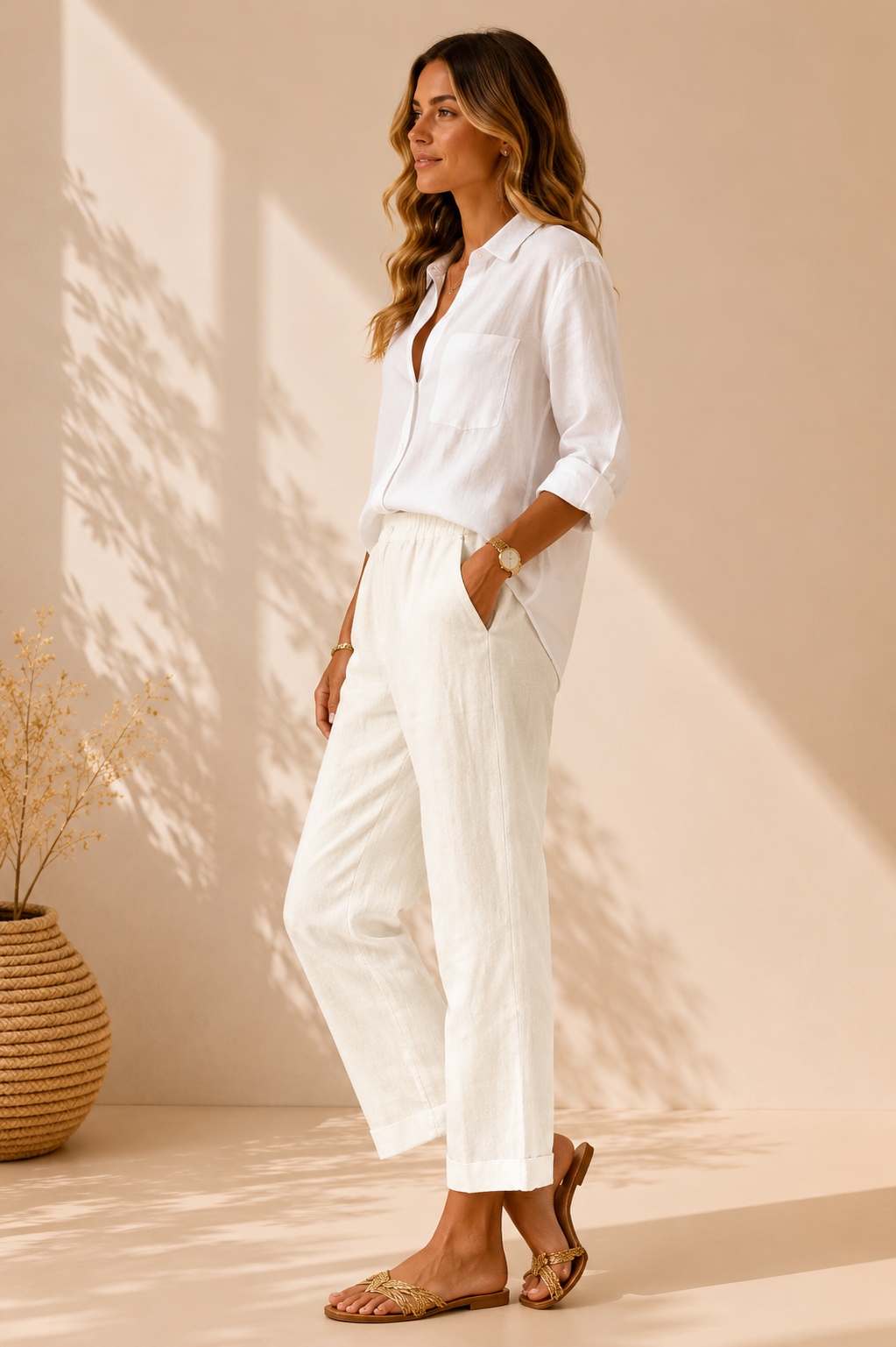 EVA | PANTALONES LINO PARA VERANO