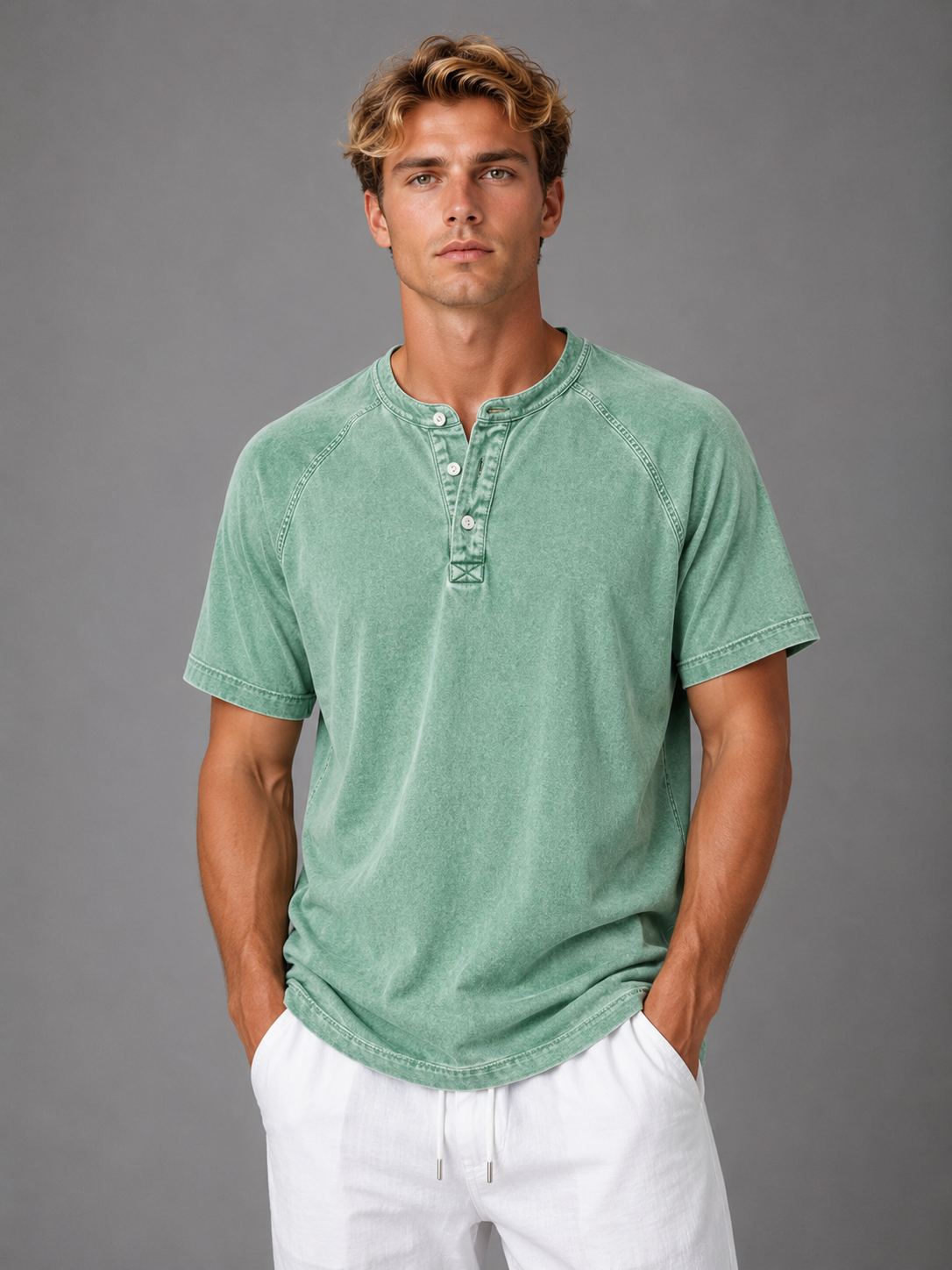 PEDRO | CAMISA VINTAGE DE HOMBRE CON BOTONES
