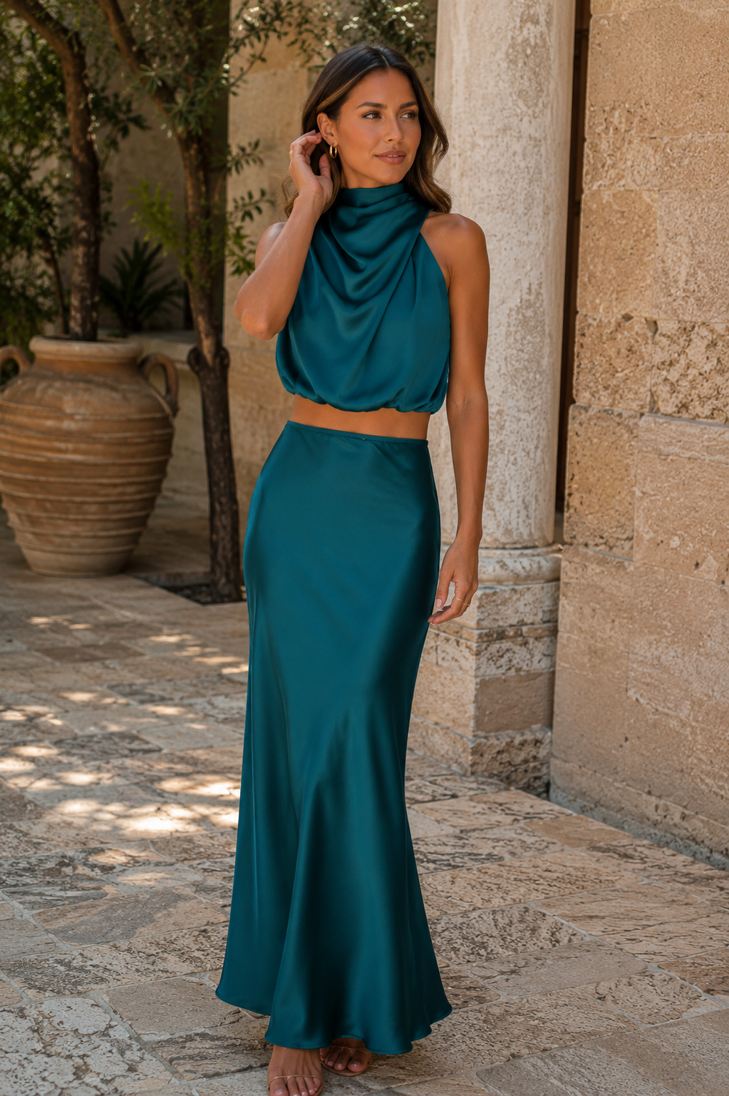MILA | CONJUNTO SATINADO