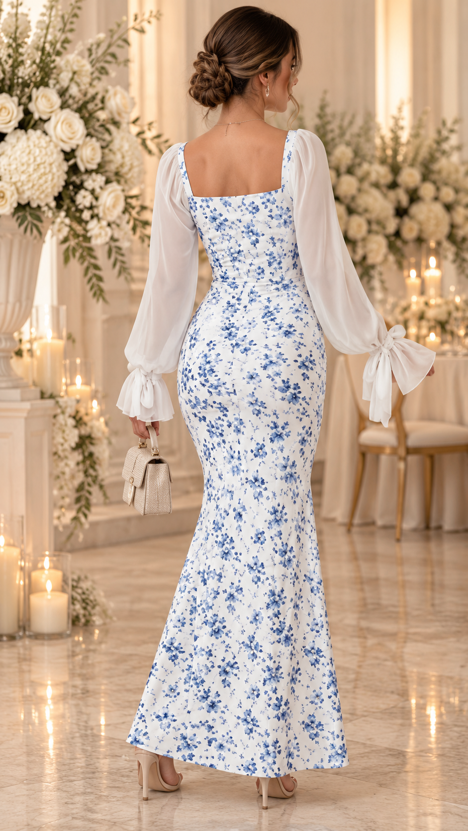 CELESTE | VESTIDO LARGO PREMAMÁ