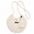 BOLSO | TEJIDO A MANO CON BORLAS