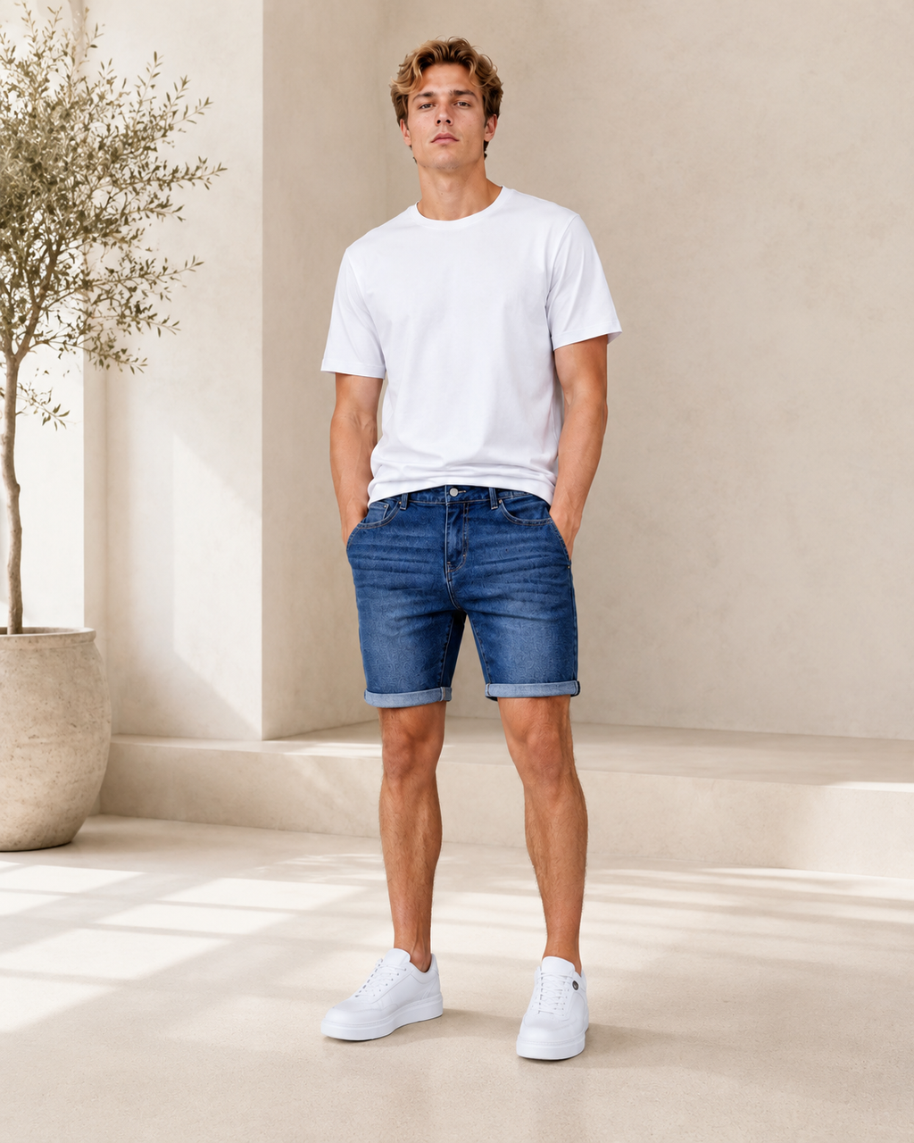 DYLAN | PANTALON CORTO DE MEZCLILLA