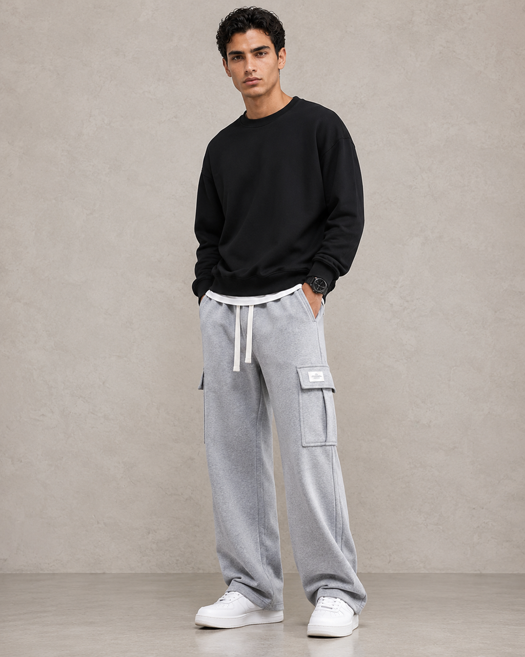 LUIS | PANTALONES CARGO DE FORRO POLAR