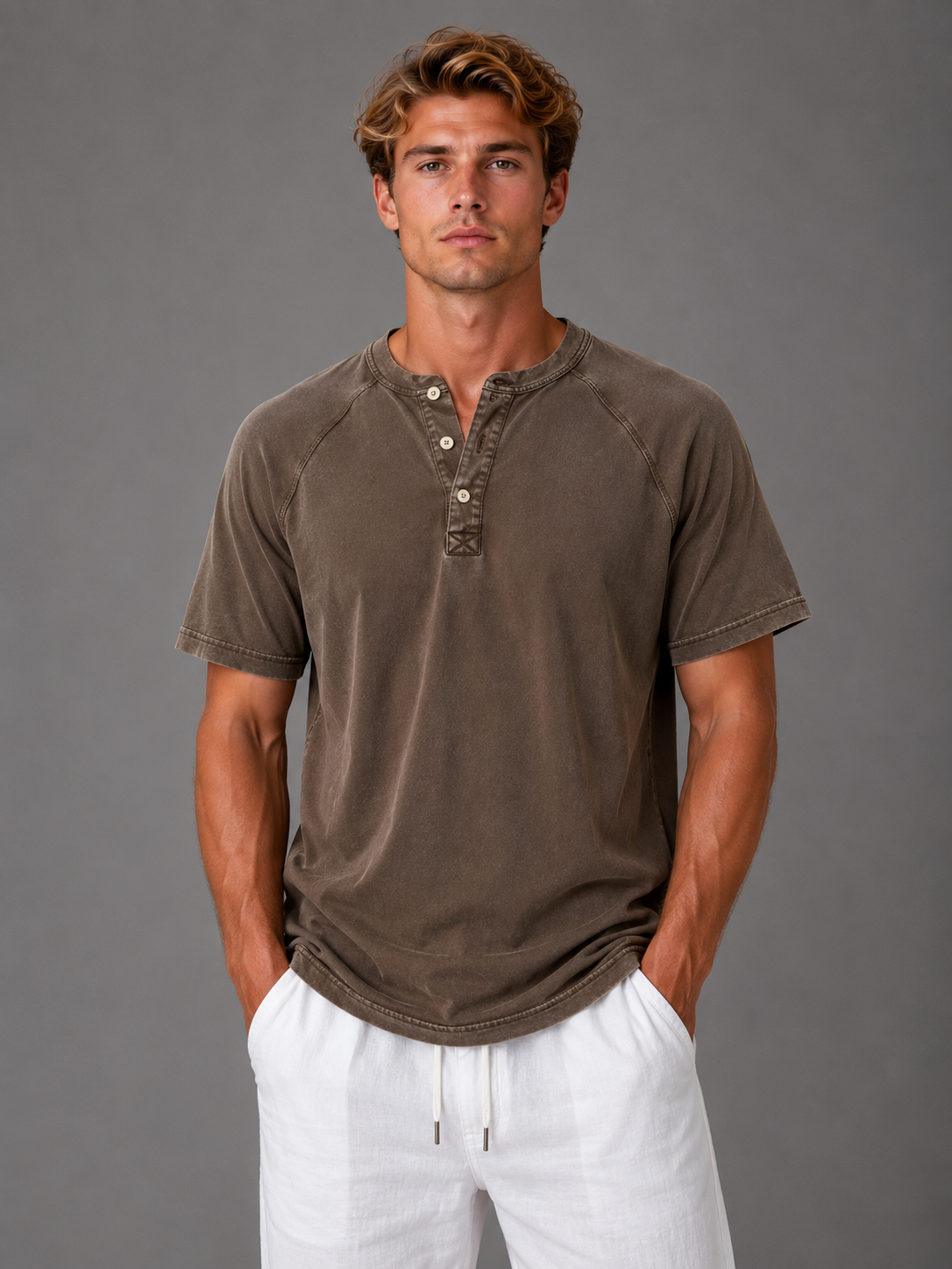 PEDRO | CAMISA VINTAGE DE HOMBRE CON BOTONES