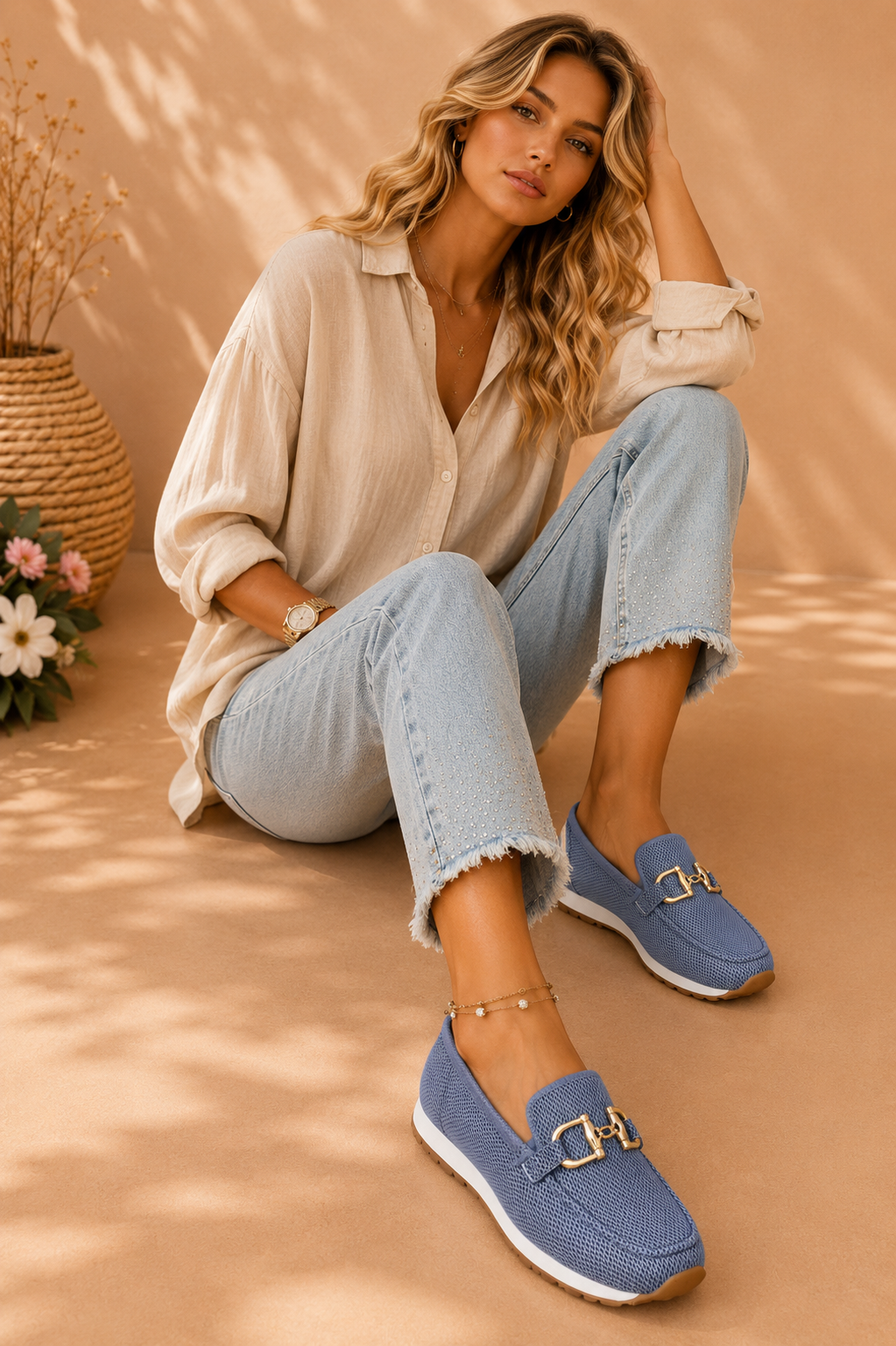 MARTINA | ZAPATILLAS DEPORTIVAS TIPO MOCASÍN
