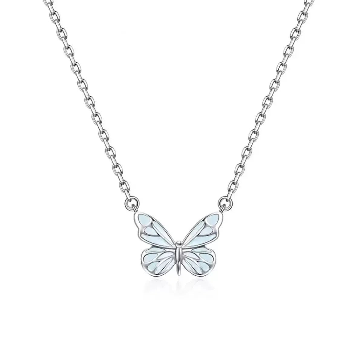 MARI | COLLAR CON MARIPOSA AZUL
