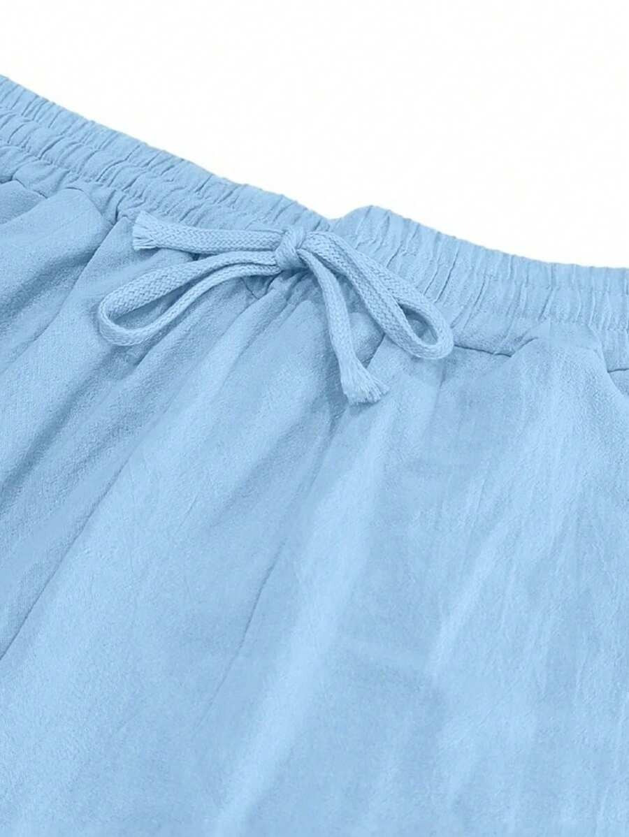 JOSÉ | PANTALONES DE LINO CON CORDÓN