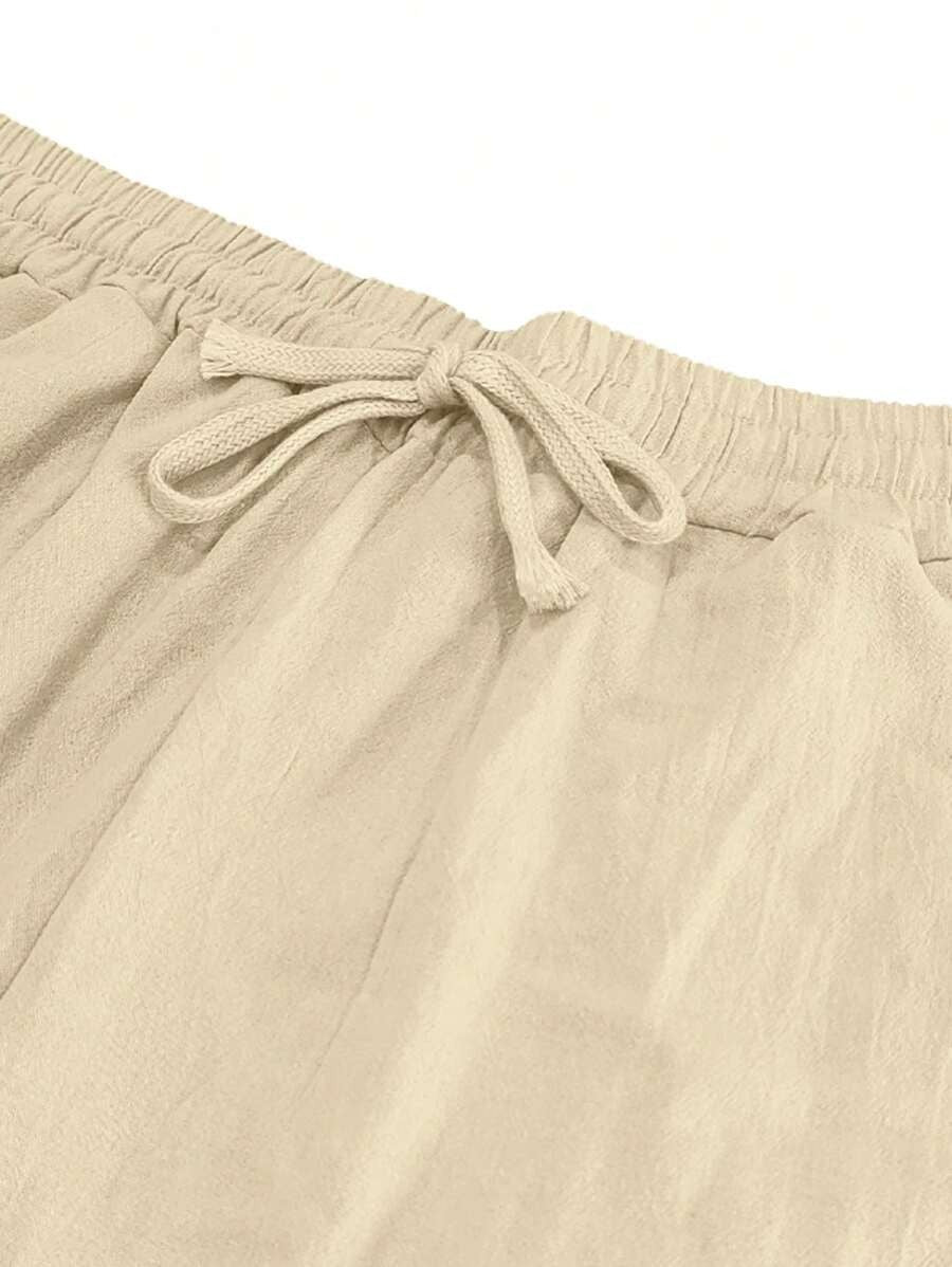 JOSÉ | PANTALONES DE LINO CON CORDÓN