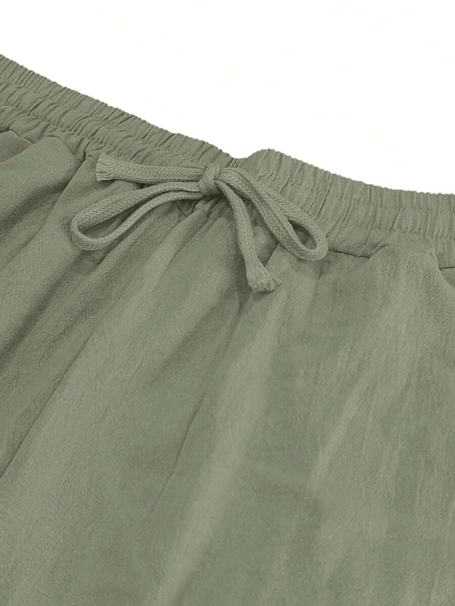 JOSÉ | PANTALONES DE LINO CON CORDÓN